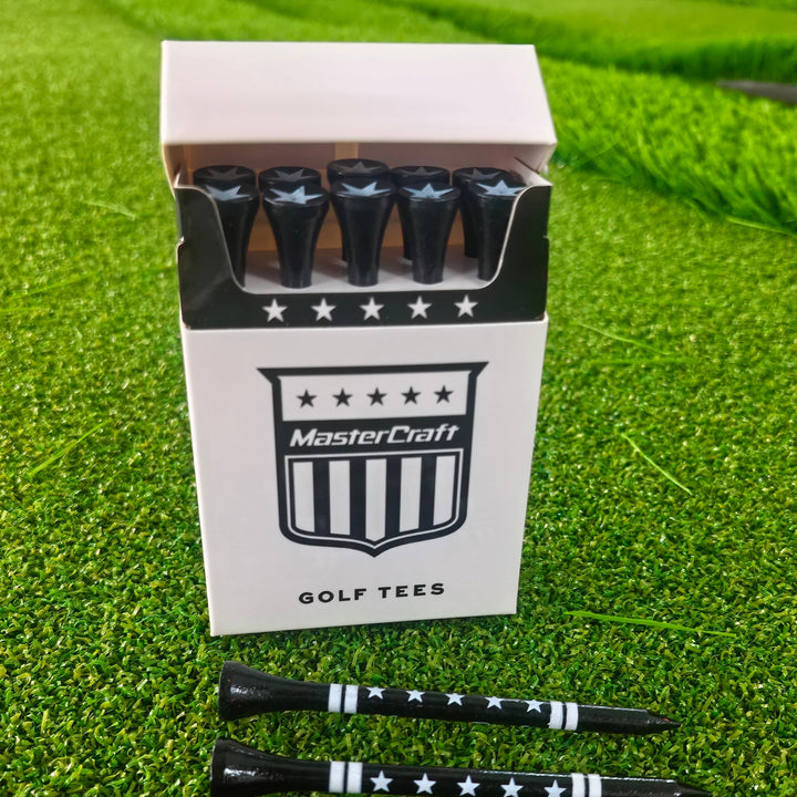 Bamboo Golf Tee and Box Set (10-Pack)