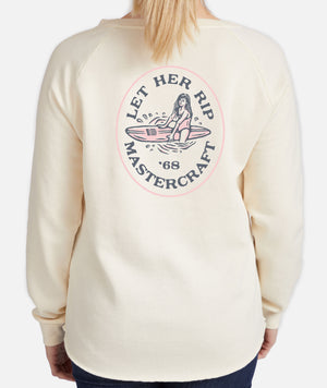 Let Her Rip - Lake Haven Women's Crewneck Sweatshirt
