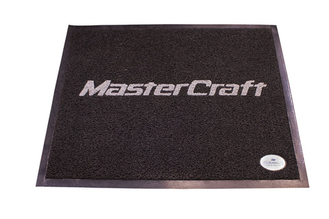MasterCraft Classic Logo Black DECKadence Marine Floor Mat